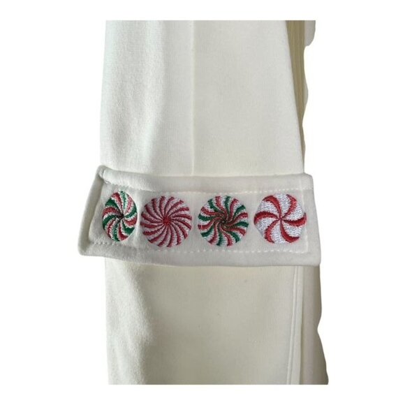 Lucky You "In My Christmas Era" Off-White Holiday Sweatsuit – Girls Size L (12), - Picture 3 of 6